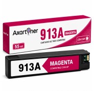 Compatible HP 913A (chip actualizado) Magenta Cartucho de Tinta Pigmentada F6T78AE