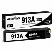 Compatible HP 913A (chip actualizado) Negro Cartucho de Tinta Pigmentada L0R95AE