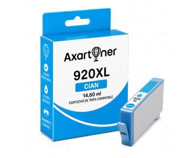 Compatible HP 920XL Cyan Cartucho de Tinta CD972AE