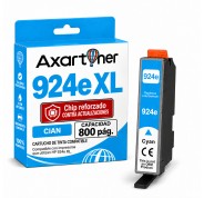 Compatible HP 924e XL / 924 Cyan Cartucho de Tinta 4K0U7NE para HP OfficeJet 8120 / 8120e / 8122e / 8123 / 8124e / 8125e / 8130 / 8130e / 8132e / 8133 / 8134e / 8135e / 8138e / 8139e