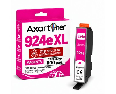 Compatible HP 924e XL / 924 Magenta Cartucho de Tinta 4K0U8NE para HP OfficeJet 8120 / 8120e / 8122e / 8123 / 8124e / 8125e / 8130 / 8130e / 8132e / 8133 / 8134e / 8135e / 8138e / 8139e