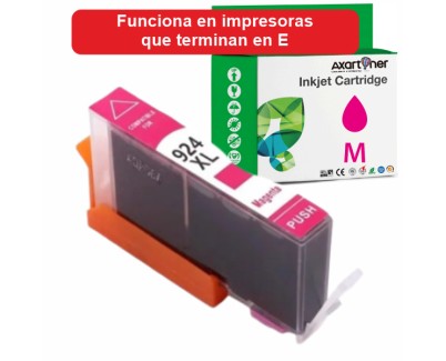 Compatible HP 924e XL / 924 Magenta Cartucho de Tinta 4K0U8NE para HP OfficeJet 8120 / 8120e / 8122e / 8123 / 8124e / 8125e / 8130 / 8130e / 8132e / 8133 / 8134e / 8135e / 8138e / 8139e