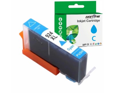 Compatible HP 924XL / 924 Cyan Cartucho de Tinta 4K0U7NE para HP OfficeJet 8120 / 8123 / 8130 / 8133