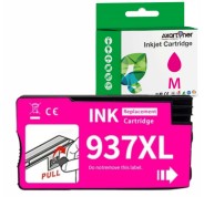 Compatible HP 937e XL Magenta Cartucho de Tinta 4S6W3NE para HP OfficeJet Pro 9110 / 9117 / 9120 / 9122 / 9123 / 9125 / 9128 / 9130 / 9132 / 9133 / 9135 / 9720 / 9730