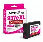Compatible HP 937e XL Magenta (Chip reforzado contra actualizaciones) Cartucho de Tinta 4S6W7NE / 4S6W3NE para HP OfficeJet Pro 9110b, 9117b, 9120b, 9120e, 9122e, 9125e, 9130b, 9132e, 9135e, 9720e, 9730e