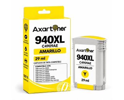 Compatible HP 940XL Amarillo Cartucho de Tinta C4909AE