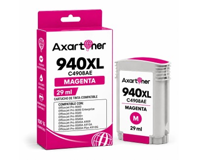 Compatible HP 940XL Magenta Cartucho de Tinta C4908AE