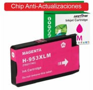 Compatible HP 953XL - Chip Anti-Actualizaciones - Magenta Cartucho de Tinta F6U17AE / F6U13AE