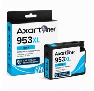 Compatible HP 953XL Cyan - Chip Actualizado reforzado contra actualizaciones - Cartuchos de Tinta F6U16AE / F6U12AE