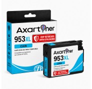 Compatible HP 953XL Cyan - Chip Actualizado reforzado contra actualizaciones - Cartuchos de Tinta F6U16AE / F6U12AE