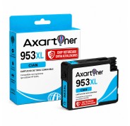 Compatible HP 953XL Cyan - Chip Actualizado reforzado contra actualizaciones - Cartuchos de Tinta F6U16AE / F6U12AE