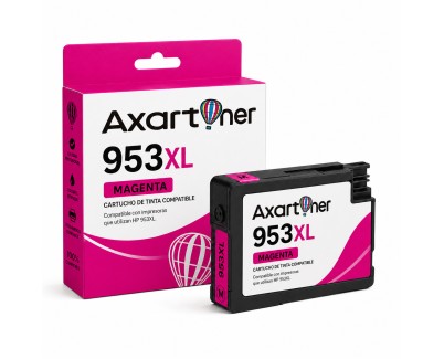 Compatible HP 953XL Magenta - Chip Actualizado - Cartucho de Tinta F6U17AE / F6U13AE
