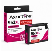 Compatible HP 953XL Magenta - Chip Actualizado reforzado contra actualizaciones - Cartucho de Tinta F6U17AE / F6U13AE