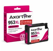 Compatible HP 953XL Magenta - Chip Actualizado reforzado contra actualizaciones - Cartucho de Tinta F6U17AE / F6U13AE