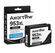 Compatible HP 953XL Negro - Chip Actualizado reforzado contra actualizaciones - Cartucho de Tinta Pigmentada L0S70AE / L0S58AE