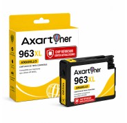 Compatible HP 963XL Amarillo - Chip reforzado contra actualizaciones - Cartucho de Tinta  3JA29AE / 3JA25AE (Funcionan en impresoras que terminan en E)