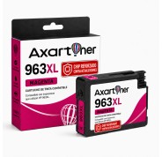Compatible HP 963XL Magenta - Chip reforzado contra actualizaciones - Cartucho de Tinta 3JA28AE / 3JA24AE