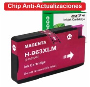 Compatible HP 963XL - Chip Anti-Actualizaciones - Magenta Cartucho de Tinta (No funciona en impresoras que acaban en E) 3JA28AE / 3JA24AE