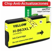 Compatible HP 963XL - Chip Anti-Actualizaciones - Amarillo Cartucho de Tinta 3JA29AE / 3JA25AE