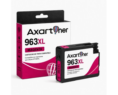 Compatible HP 963XL Magenta - Chip Actualizado - Cartucho de Tinta (No funciona en impresoras que acaban en E) 3JA28AE / 3JA24AE