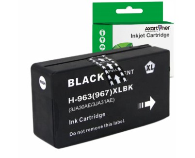 Compatible HP 963XL - Chip Actualizado - Negro Cartucho de Tinta (No funciona en impresoras que acaban en E) 3JA30AE / 3JA26AE