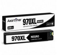 Compatible HP 970XL Negro Cartucho de Tinta Pigmentada CN625AE / CN621AE para OfficeJet Pro X451 X476 X551 X576