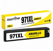 Compatible HP 971XL Amarillo Cartucho de Tinta Pigmentada CN628AE / CN624AE para OfficeJet Pro X451 X476 X551 X576