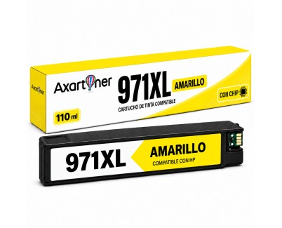 Compatible HP 971XL Amarillo Cartucho de Tinta Pigmentada CN628AE / CN624AE para OfficeJet Pro X451 X476 X551 X576