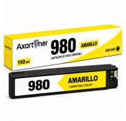 Compatible HP 980 Amarillo Cartucho de Tinta Pigmentada D8J09A