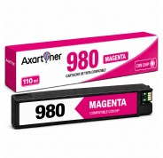 Compatible HP 980 Magenta Cartucho de Tinta Pigmentada D8J08A