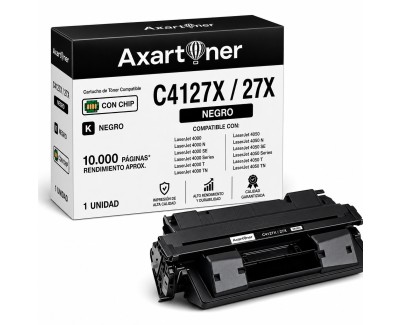 Compatible HP C4127X / C4127A Negro Cartucho de Toner 27X / 27A