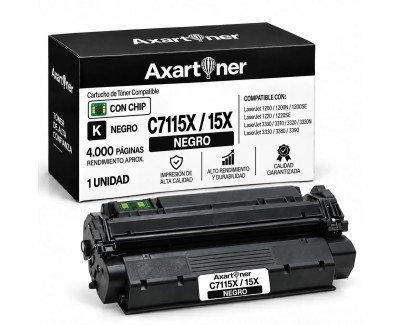 Compatible HP C7115X / 15X Negro Cartucho de Toner