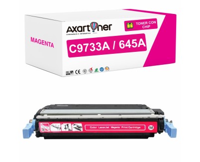 Compatible HP C9733A / 645A Magenta Cartucho de Toner para HP Color LaserJet 5550n, 5500, 5500dn, 5500dtn, 5500hdn, 5500n, 5000dn