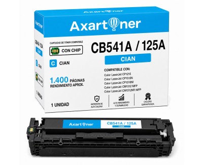 Compatible HP CB541A / 125A Cyan Cartucho de Toner