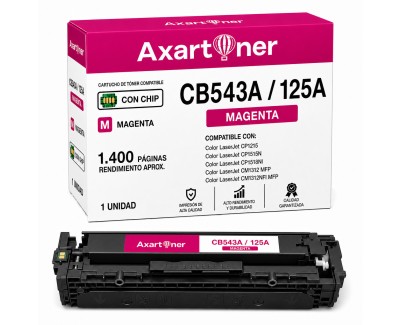 Compatible HP CB543A / 125A Magenta Cartucho de Toner