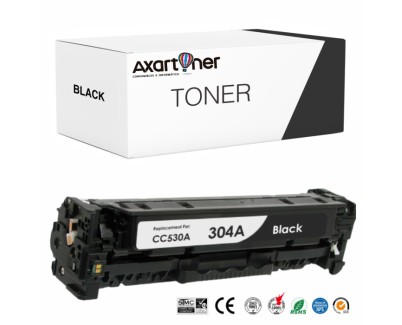 Compatible HP CC530A /304A Negro Cartucho de Toner