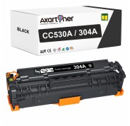 Compatible HP CC530A / 304A Negro Cartucho de Toner para HP Color Laserjet CP2320 CM2320NF CM2320FXI CP2025 CP2025N CP2025DN