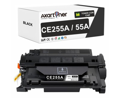 Compatible HP CE255A / 55A Negro Cartucho de Toner para HP LaserJet Enterprise serie P3010, P3015, 500 MFP 525 / LaserJet Pro 500 MFP M251