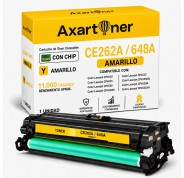 Compatible HP CE262A / 648A Amarillo Cartucho de Toner para HP Color LaserJet CP420 / CP4025 / CP4520 / CP4525