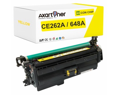 Compatible HP CE262A / 648A Amarillo Cartucho de Toner para HP Color LaserJet CP420 / CP4025 / CP4520 / CP4525