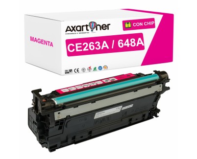 Compatible HP CE263A / 648A Magenta Cartucho de Toner para HP Color LaserJet CP420 / CP4025 / CP4520 / CP4525