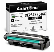 Compatible HP CE264X / 646X Negro Cartucho de Toner para HP Color LaserJet Enterprise CM4540 MFP, CM4540f MFP, CM4540fskm MFP