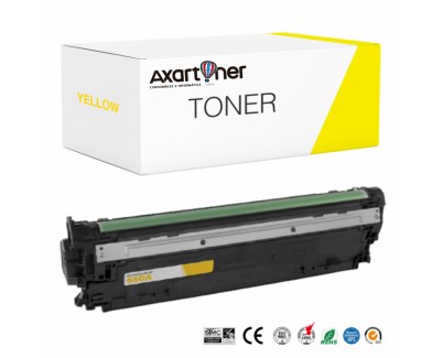 Compatible HP CE272A / 650A Amarillo Cartucho de Toner