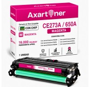 Compatible HP CE273A / 650A Magenta Cartucho de Toner para HP Color LaserJet Enterprise M750dn, M750dn, M750n, M750n, M750xh, M750xh, CP5525dn, CP5525n, CP5525xh