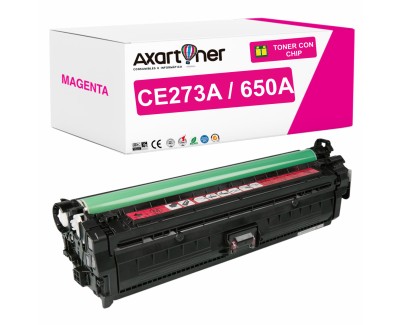 Compatible HP CE273A / 650A Magenta Cartucho de Toner para HP Color LaserJet Enterprise M750dn, M750dn, M750n, M750n, M750xh, M750xh, CP5525dn, CP5525n, CP5525xh