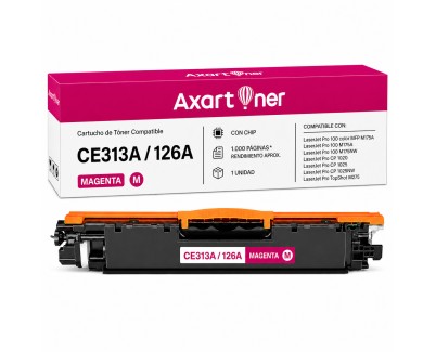 Compatible HP CE313A / 126A Magenta Cartucho de Toner para HP LaserJet Pro CP1025NW CP1025 M275, HP LaserJet Pro 100 Color MFP M175NW M175A