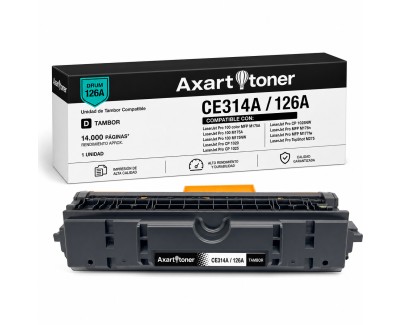 Compatible HP CE314A / 126A Tambor de Imagen (Drum)  para HP LaserJet CP1025nw Color CP1025 LaserJet Pro 100 Color MFP M175A M175nw M275 M176n M177fw
