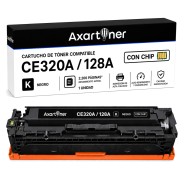 Compatible HP CE320A /128A Negro Cartucho de Toner
