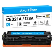 Compatible HP CE321A / 128A Cyan Cartucho de Toner