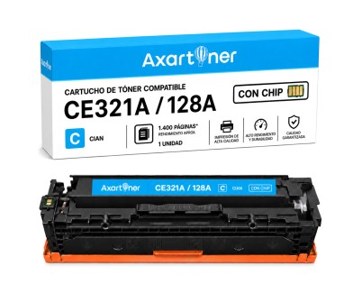 Compatible HP CE321A / 128A Cyan Cartucho de Toner